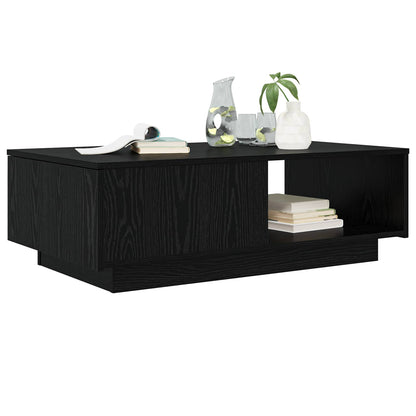 Couchtisch Schwarz Eichen-Optik 95 x 55 x 31 cm Holzwerkstoff