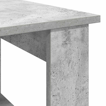 Couchtisch Beton Grau 72 x 50 x 50 cm Holzwerkstoff