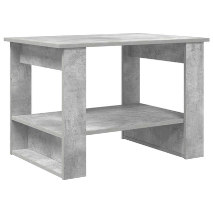 Couchtisch Beton Grau 72 x 50 x 50 cm Holzwerkstoff