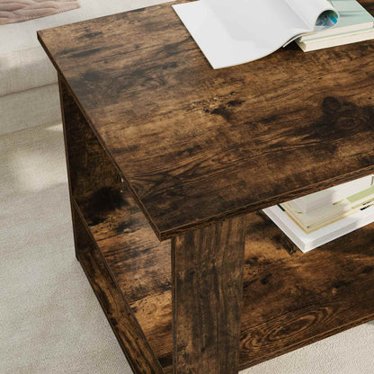 Couchtisch Räuchereiche 72 x 50 x 50 cm Holzwerkstoff