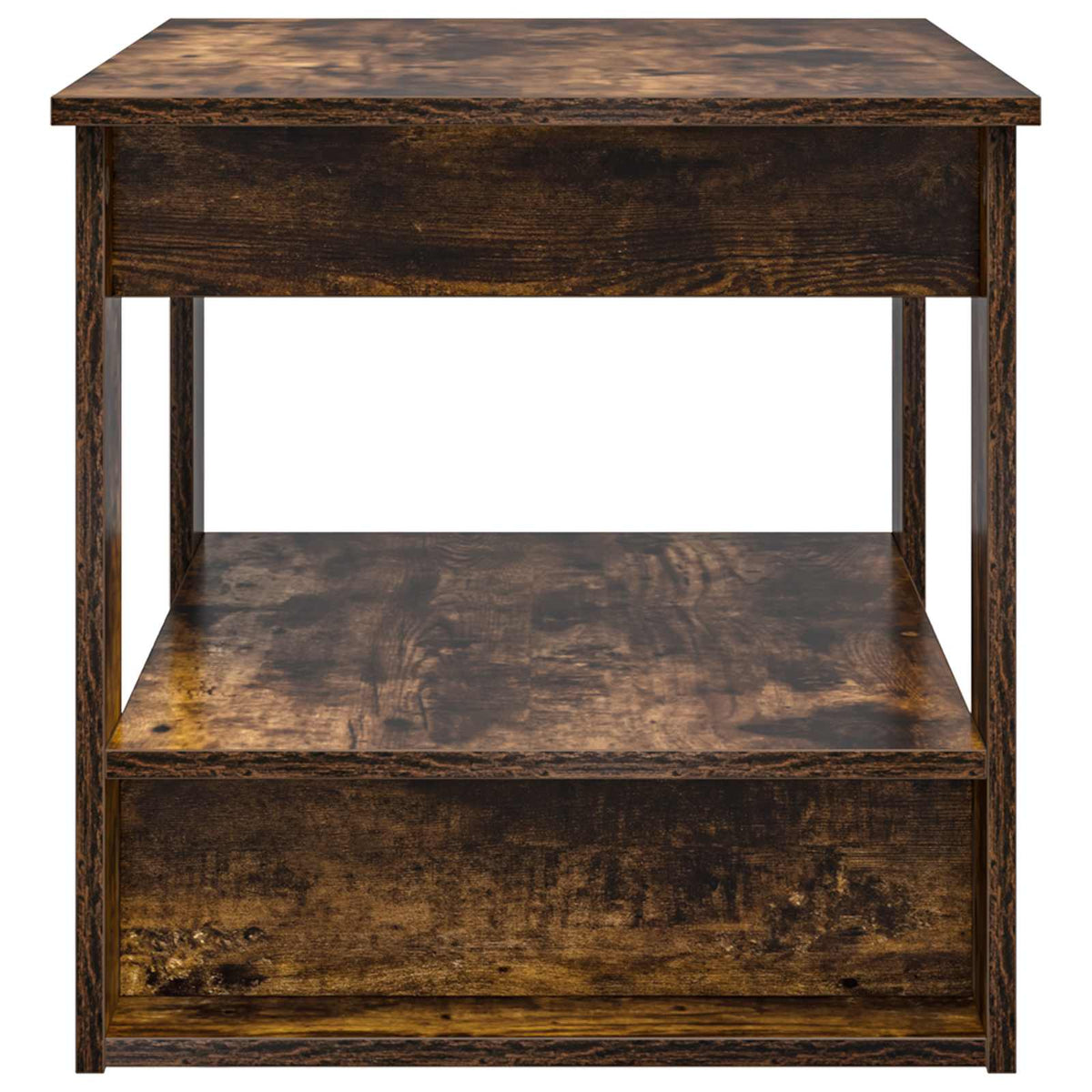 Couchtisch Räuchereiche 72 x 50 x 50 cm Holzwerkstoff