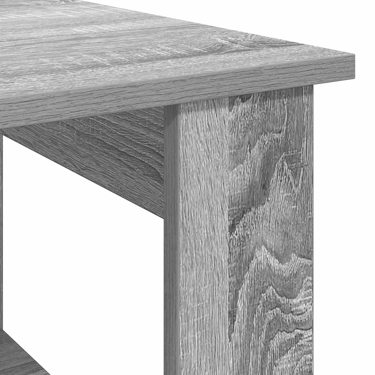 Couchtisch Sonoma-Grau 72 x 50 x 50 cm Holzwerkstoff