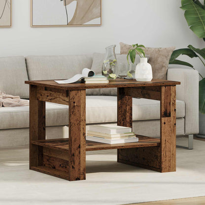 Couchtisch Altholz 72 x 50 x 50 cm Holzwerkstoff
