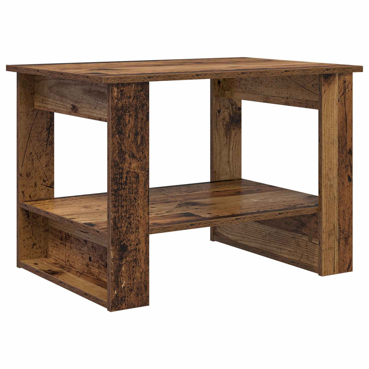 Couchtisch Altholz 72 x 50 x 50 cm Holzwerkstoff