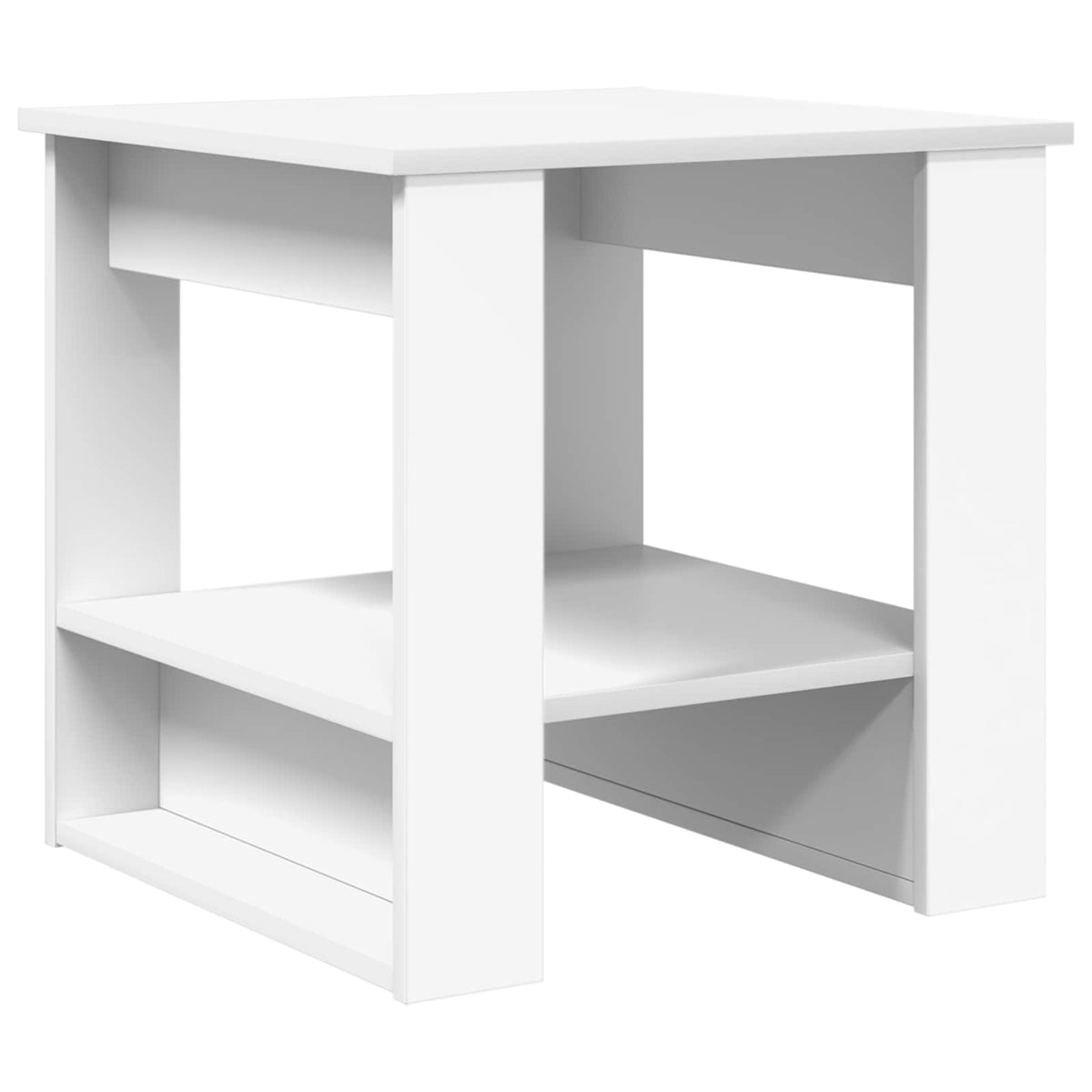 Couchtisch Weiß 51 x 50 x 50 cm Holzwerkstoff