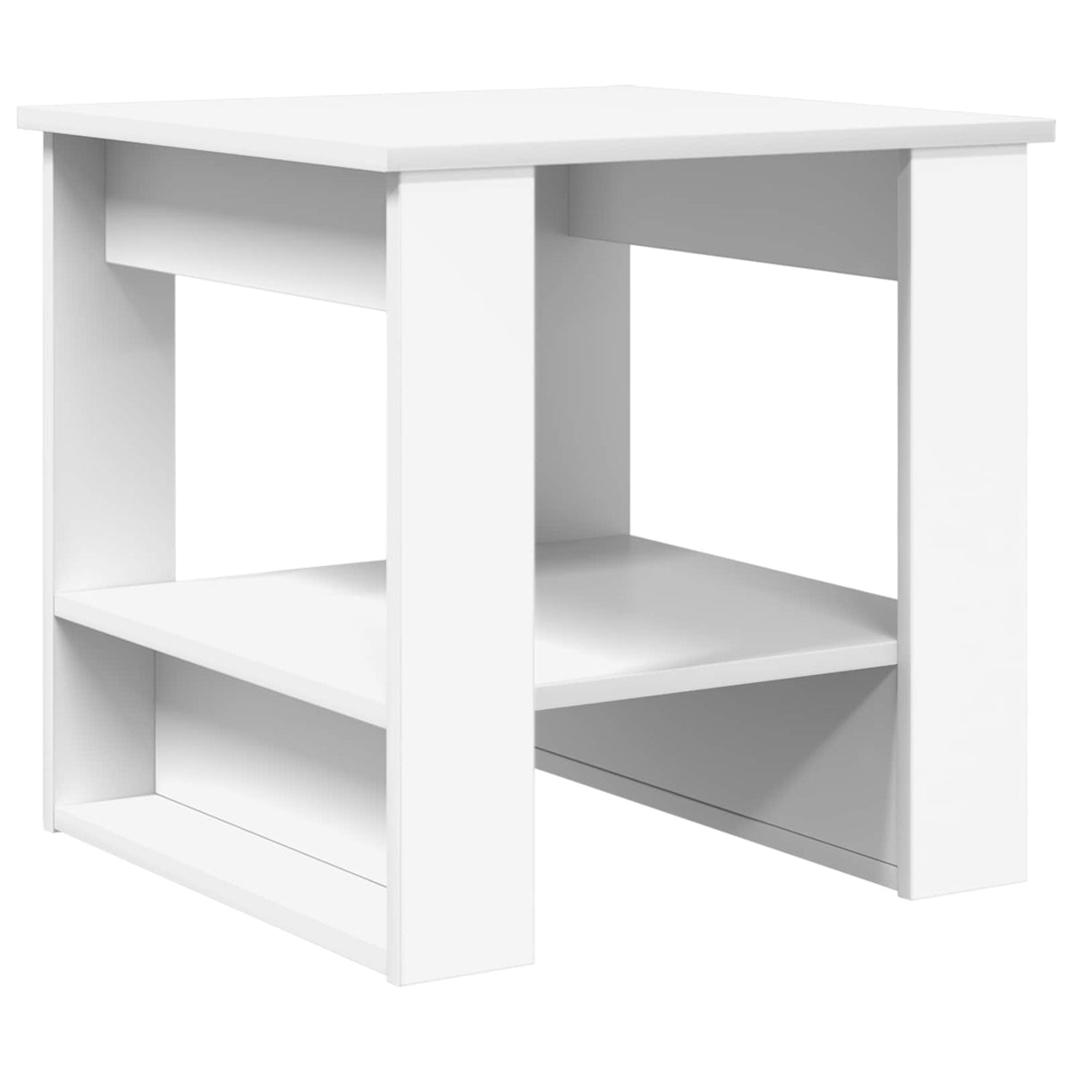 Couchtisch Weiß 51 x 50 x 50 cm Holzwerkstoff