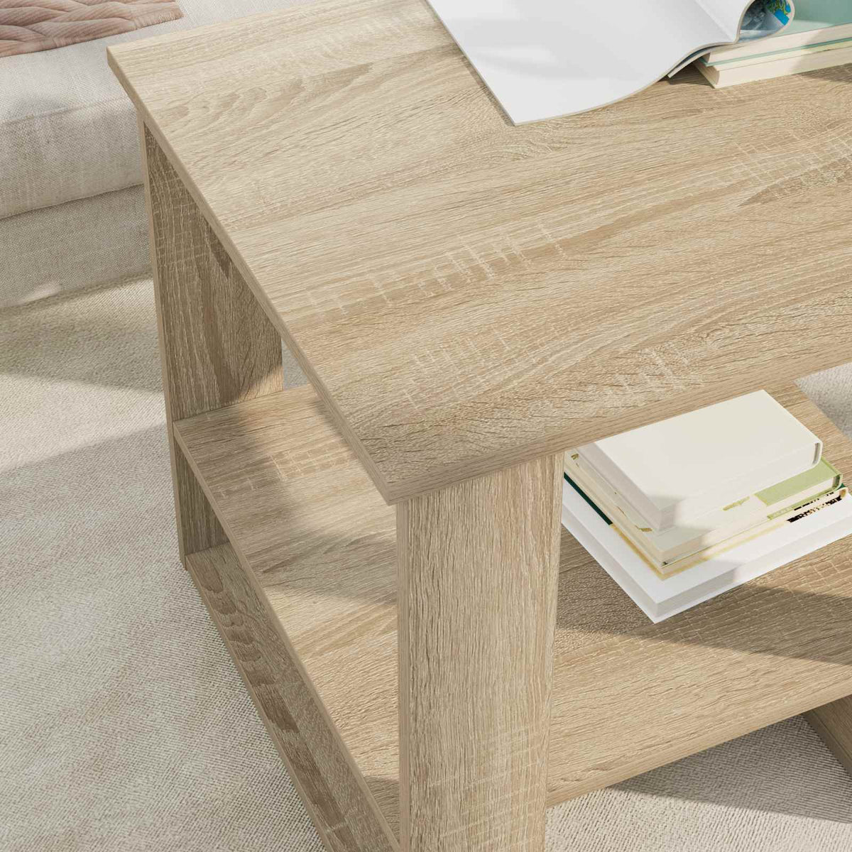 Couchtisch Sonoma-Eiche 51 x 50 x 50 cm Holzwerkstoff