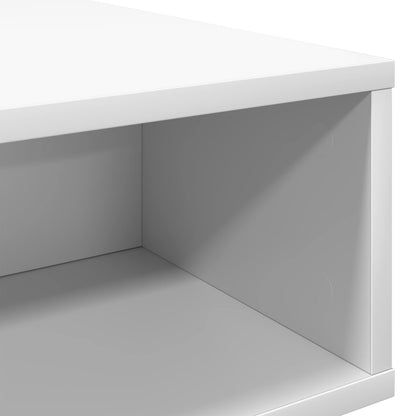 Couchtisch Weiß 105 x 50 x 32,5 cm Holzwerkstoff