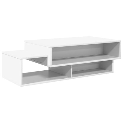 Couchtisch Weiß 105 x 50 x 32,5 cm Holzwerkstoff