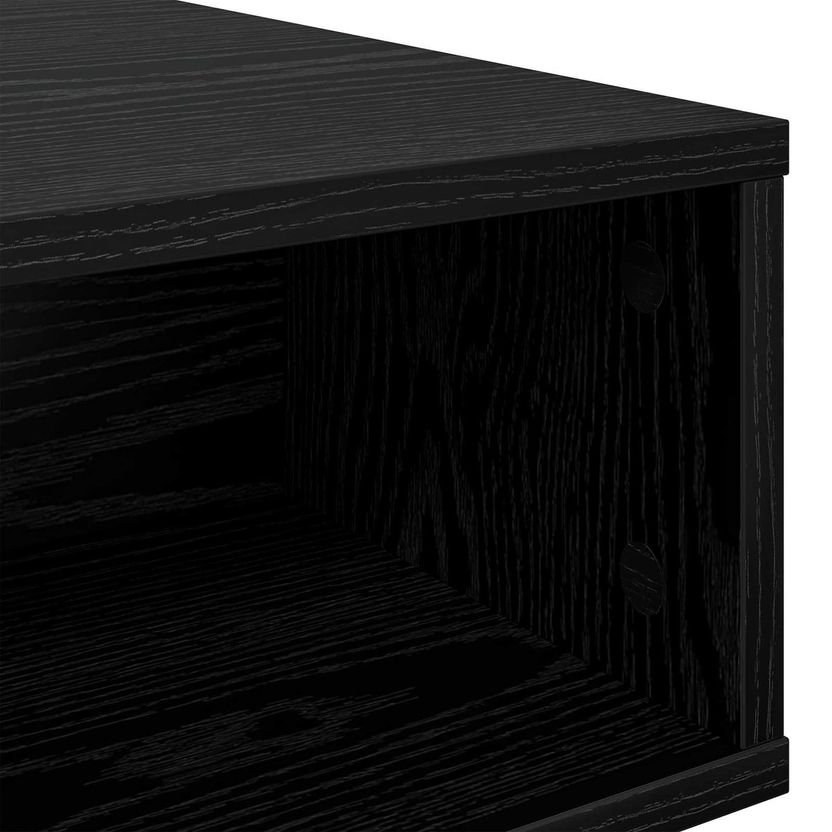 Couchtisch Schwarz Eichen-Optik 105 x 50 x 32,5 cm