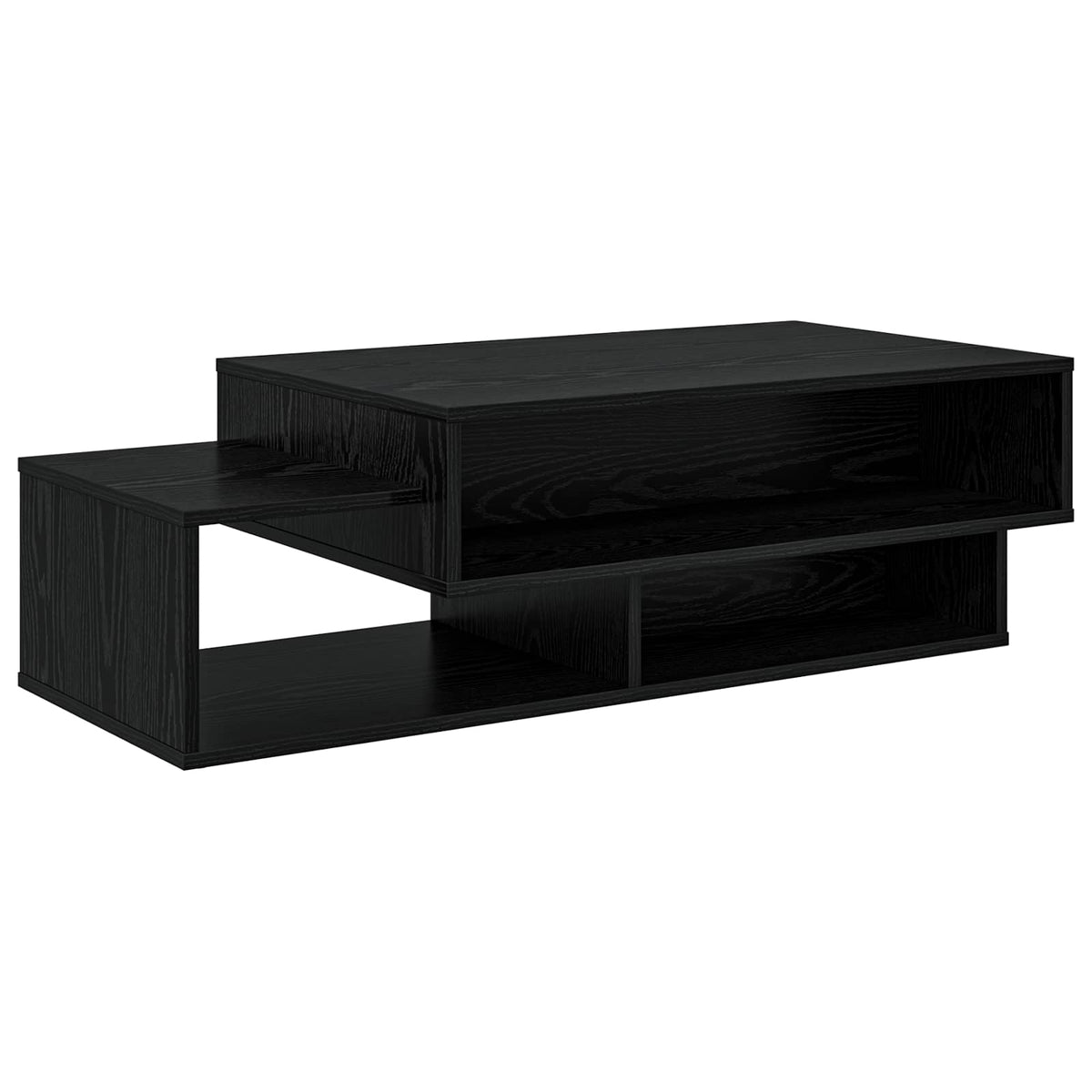 Couchtisch Schwarz Eichen-Optik 105 x 50 x 32,5 cm