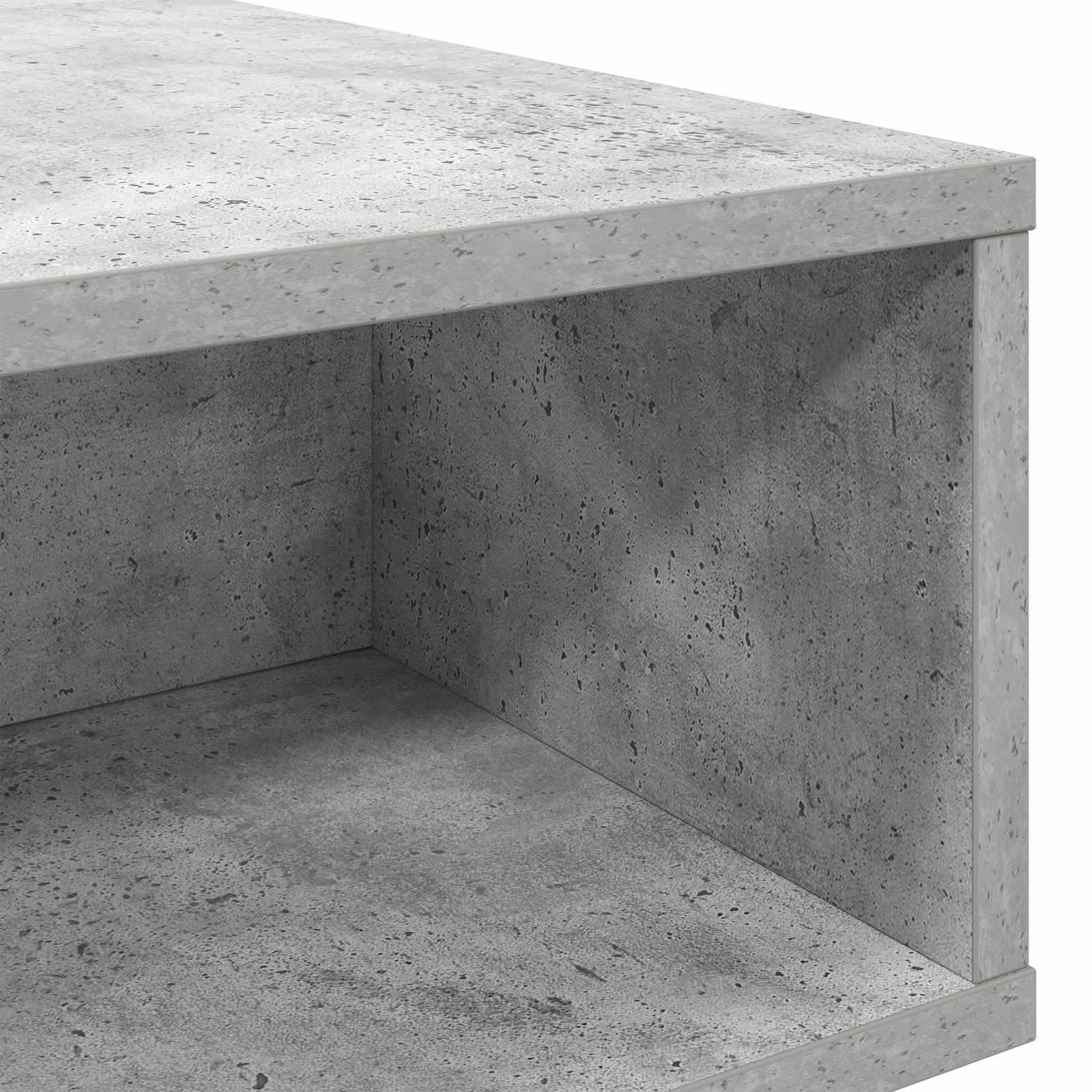 Couchtisch Betongrau 105 x 50 x 32,5 cm Holzwerkstoff