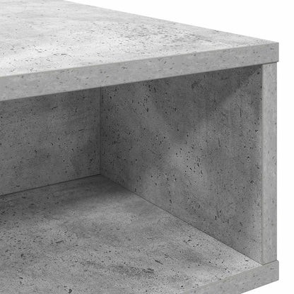 Couchtisch Betongrau 105 x 50 x 32,5 cm Holzwerkstoff