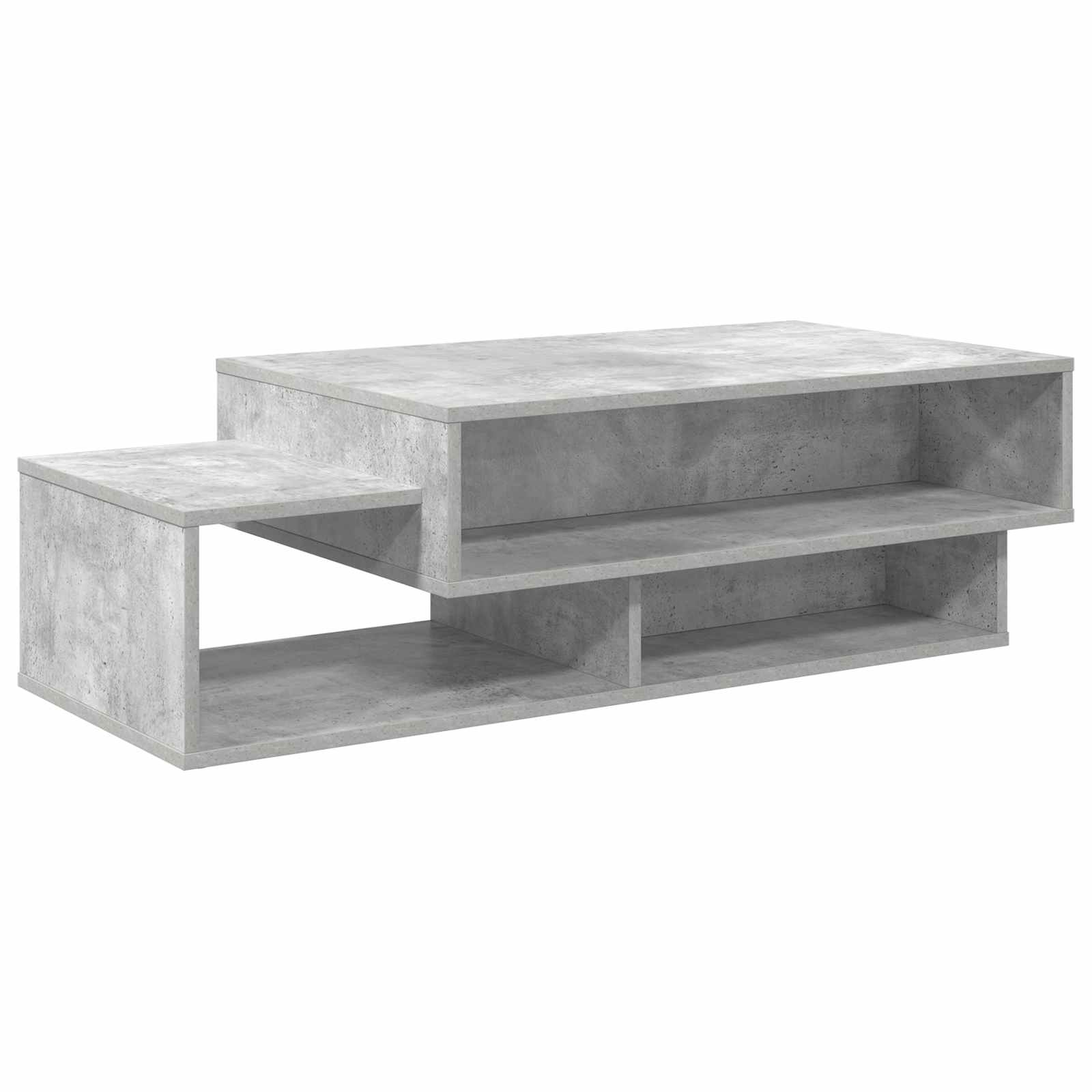 Couchtisch Betongrau 105 x 50 x 32,5 cm Holzwerkstoff