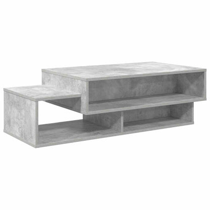 Couchtisch Betongrau 105 x 50 x 32,5 cm Holzwerkstoff