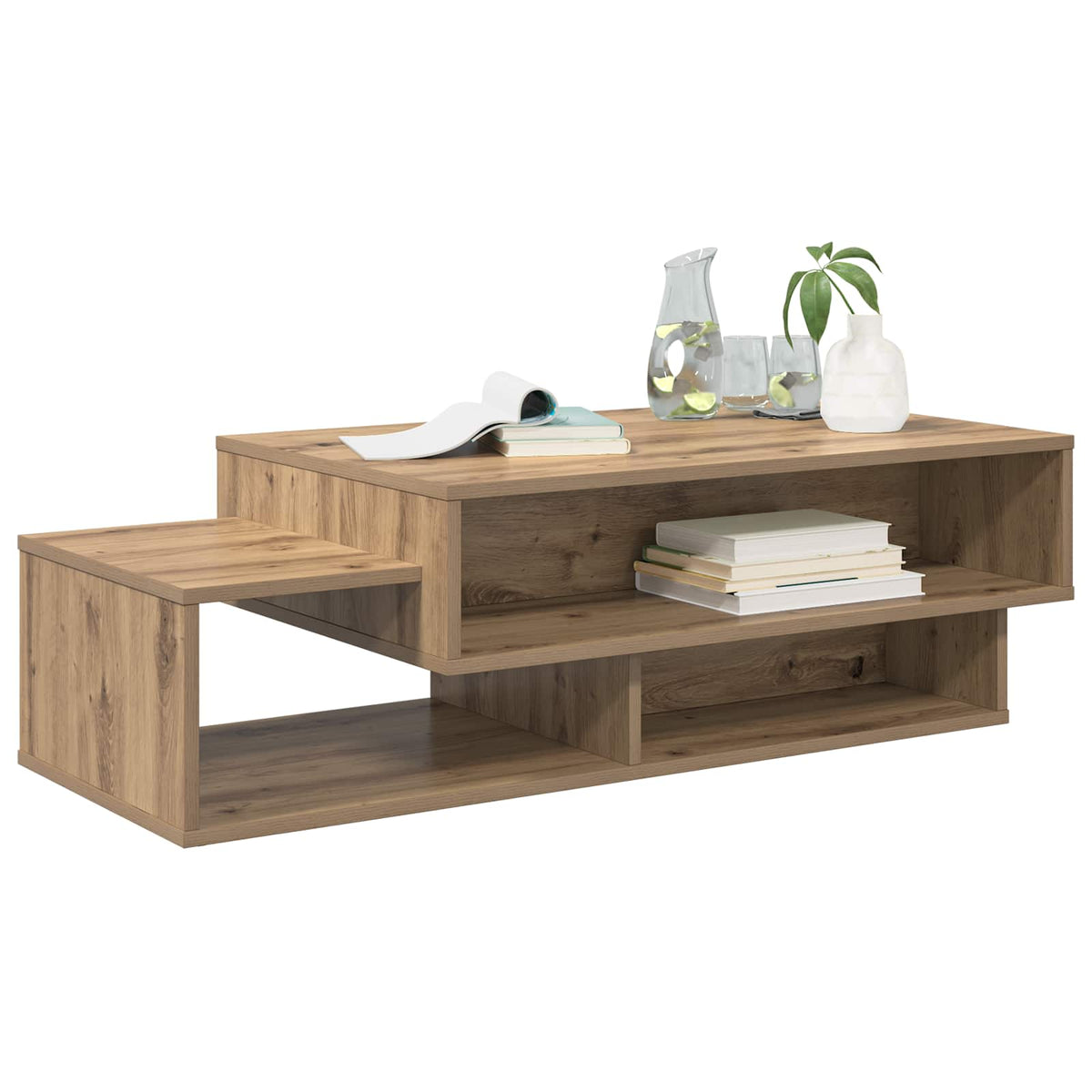 Couchtisch Artisan-Eiche 105 x 50 x 32,5 cm Holzwerkstoff
