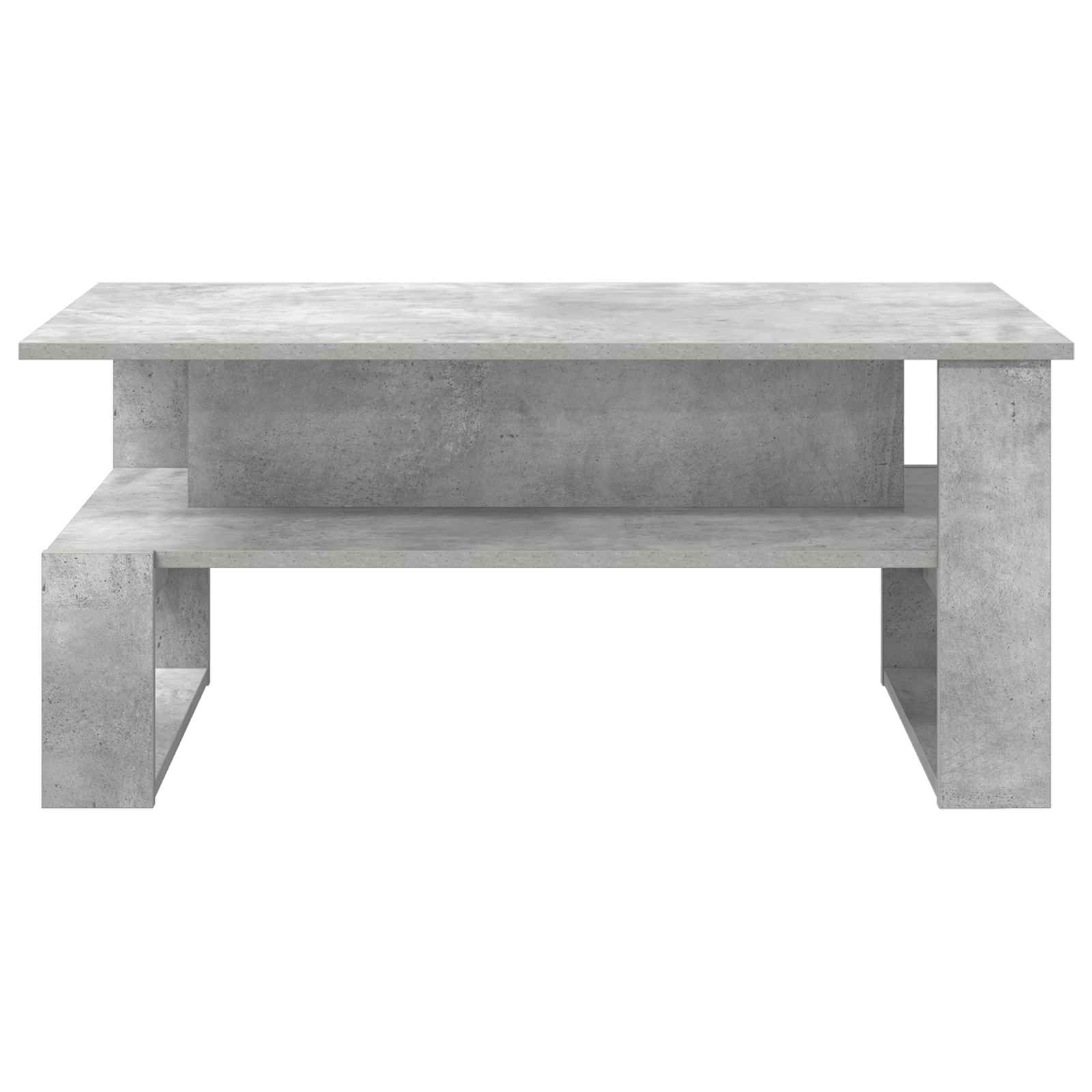 Couchtisch Betongrau 90 x 50 x 40 cm Holzwerkstoff