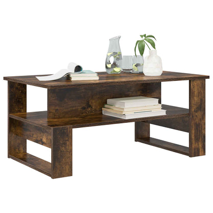 Couchtisch Räuchereiche 90 x 50 x 40 cm Holzwerkstoff