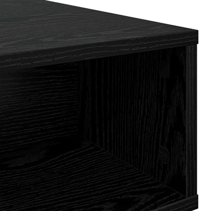 Couchtisch Schwarz Eichen-Optik 80 x 46 x 35 cm Holzwerkstoff