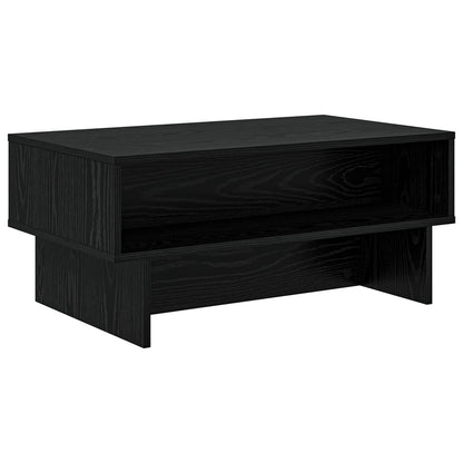 Couchtisch Schwarz Eichen-Optik 80 x 46 x 35 cm Holzwerkstoff
