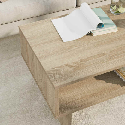 Couchtisch Sonoma-Eiche 80 x 46 x 35 cm Holzwerkstoff