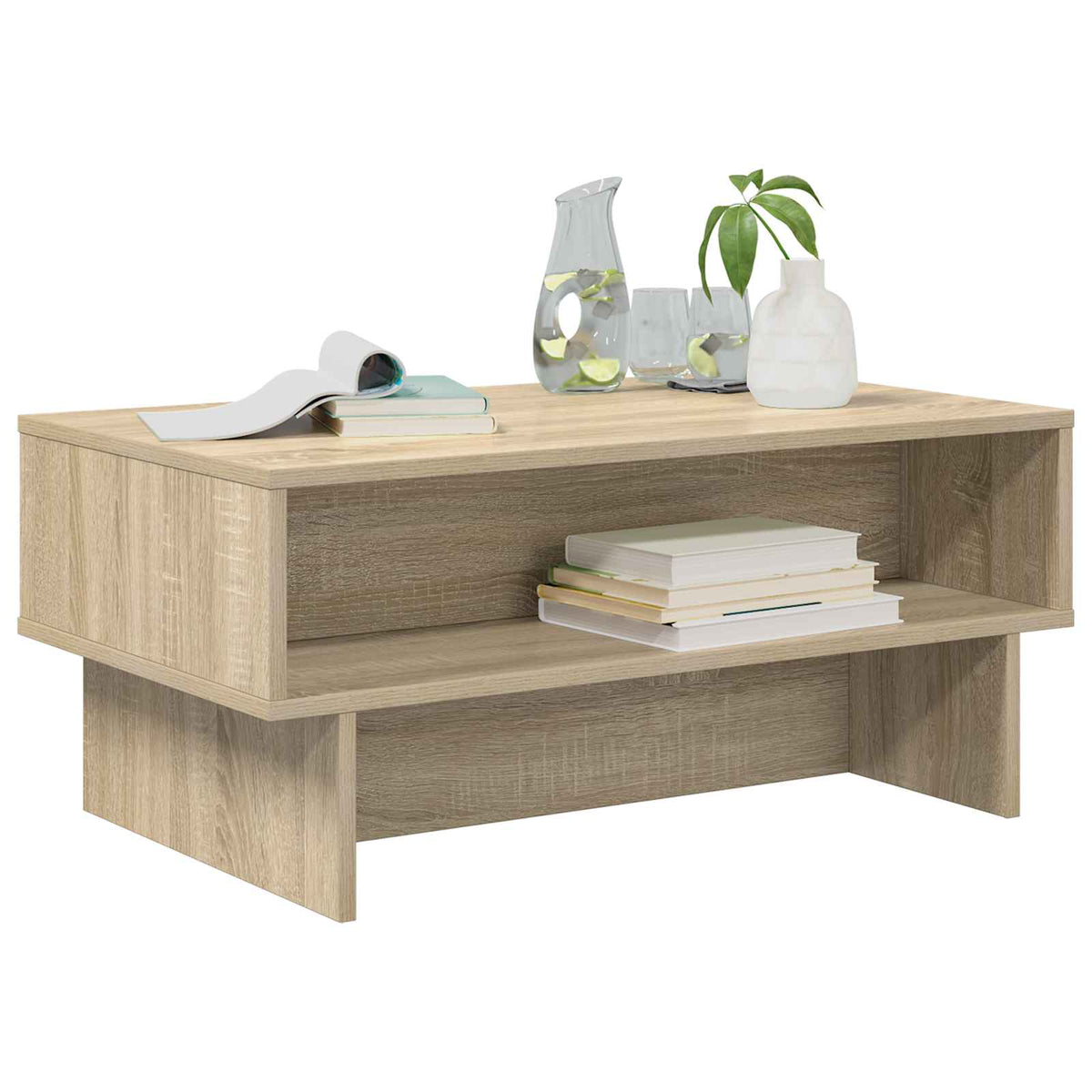 Couchtisch Sonoma-Eiche 80 x 46 x 35 cm Holzwerkstoff