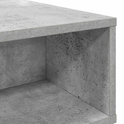 Couchtisch Betongrau 80 x 46 x 35 cm Holzwerkstoff