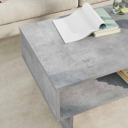 Couchtisch Betongrau 80 x 46 x 35 cm Holzwerkstoff
