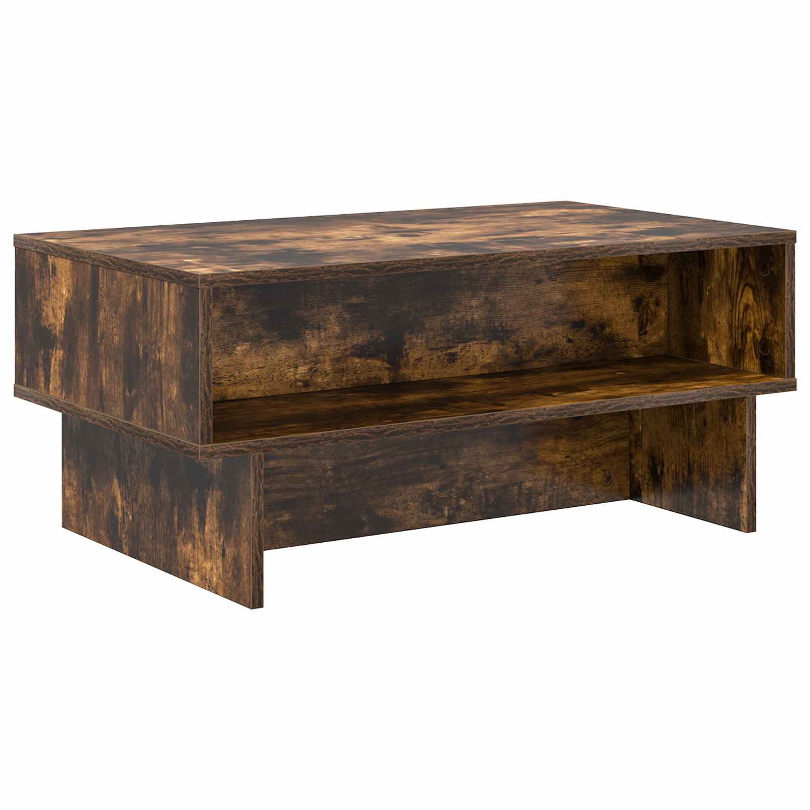 Couchtisch Räuchereiche 80 x 46 x 35 cm Holzwerkstoff