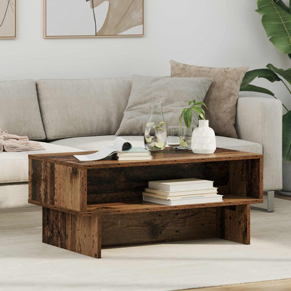 Couchtisch Altholz 80 x 46 x 35 cm Holzwerkstoff