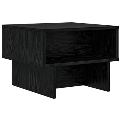 Couchtisch Schwarz Eichen-Optik 48 x 46 x 35 cm Holzwerkstoff