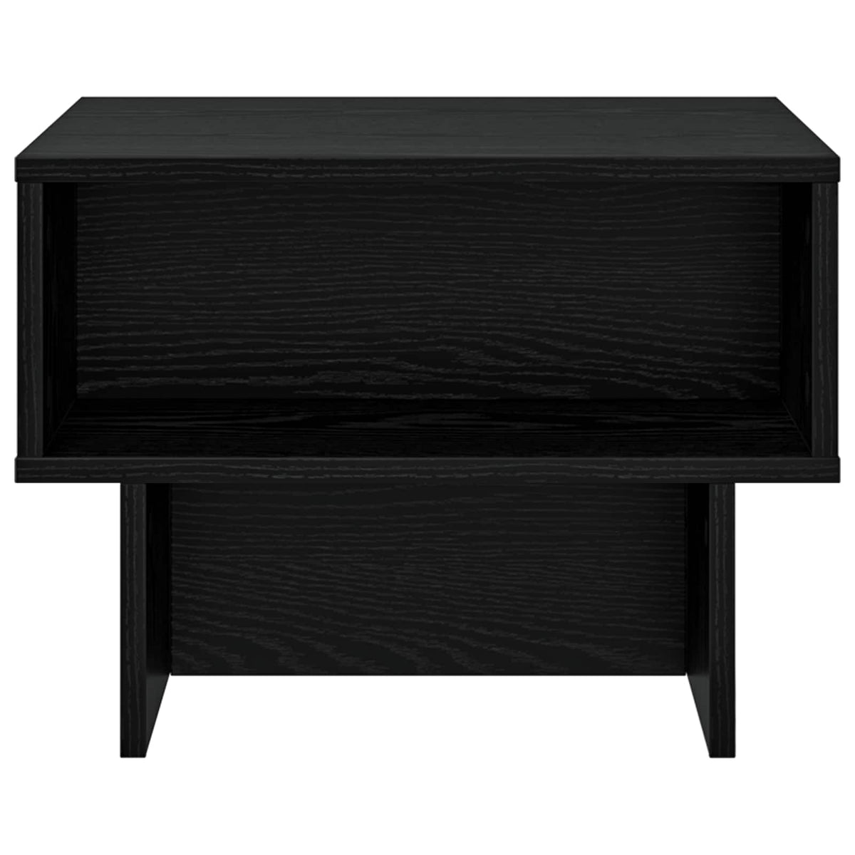 Couchtisch Schwarz Eichen-Optik 48 x 46 x 35 cm Holzwerkstoff