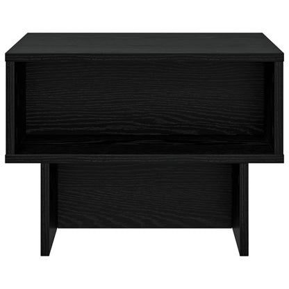 Couchtisch Schwarz Eichen-Optik 48 x 46 x 35 cm Holzwerkstoff