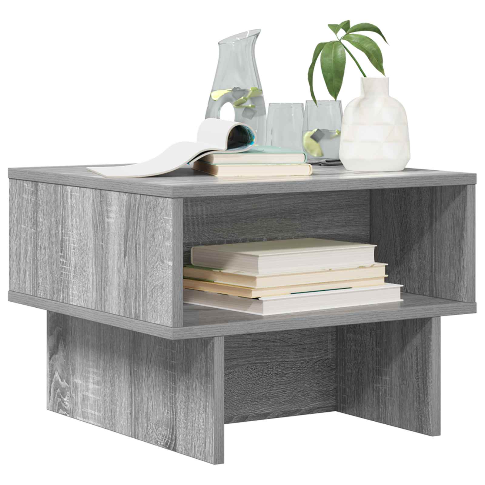 Couchtisch Sonoma-Grau 48 x 46 x 35 cm Holzwerkstoff