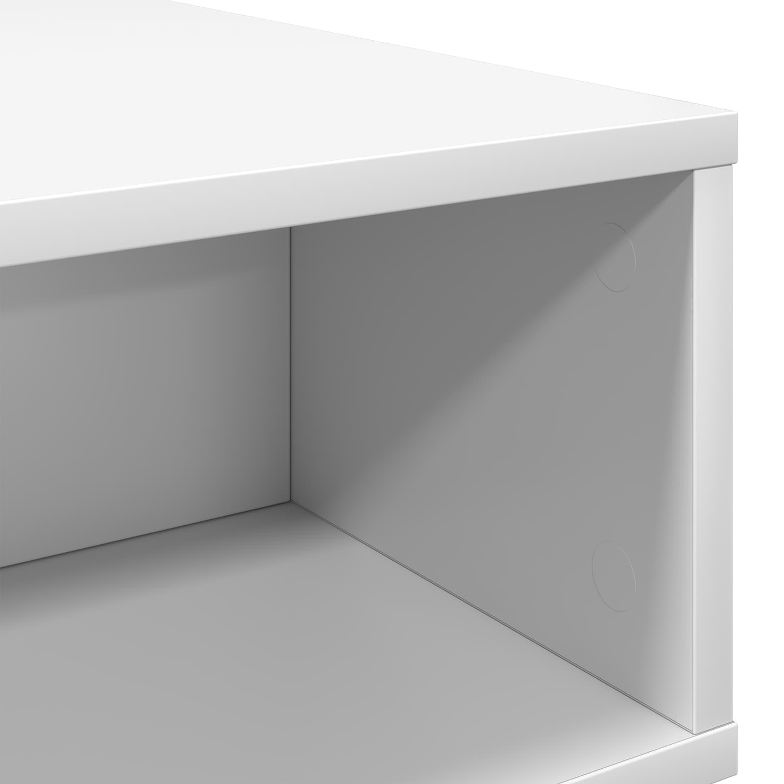 Couchtisch Weiß 100 x 46 x 35 cm Holzwerkstoff