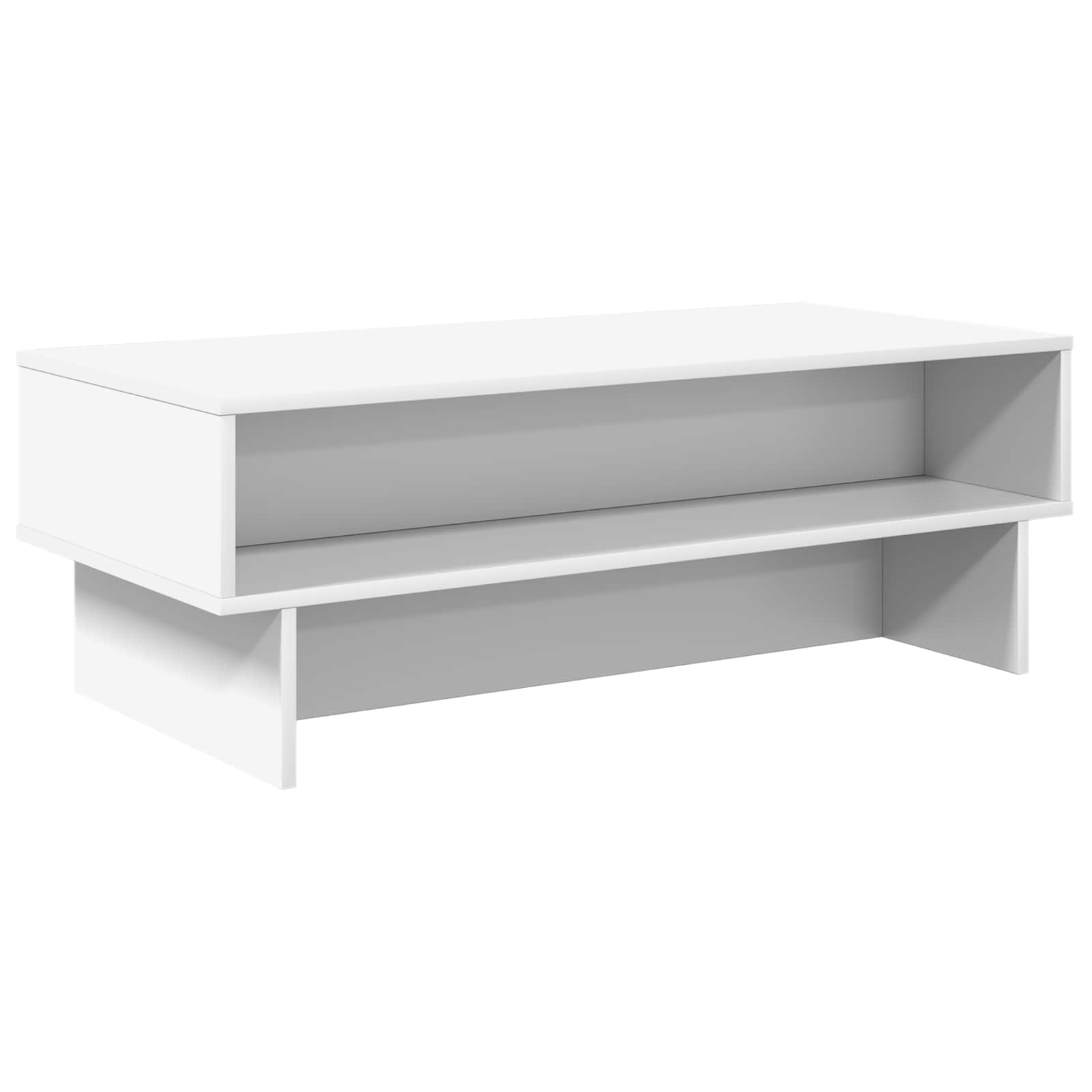 Couchtisch Weiß 100 x 46 x 35 cm Holzwerkstoff