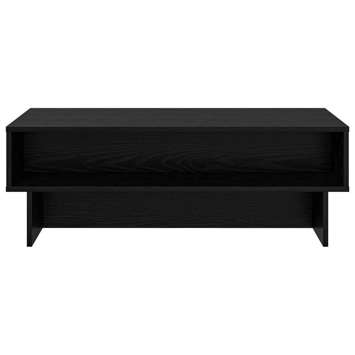 Couchtisch Schwarz Eichen-Optik 100 x 46 x 35 cm Holzwerkstoff
