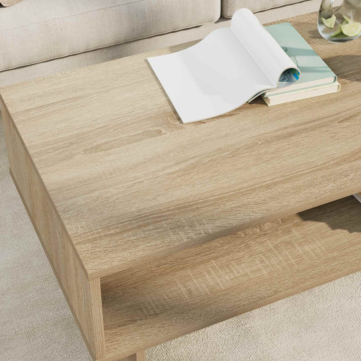 Couchtisch Sonoma-Eiche 100 x 46 x 35 cm Holzwerkstoff