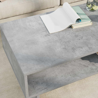 Couchtisch Betongrau 100 x 46 x 35 cm Holzwerkstoff