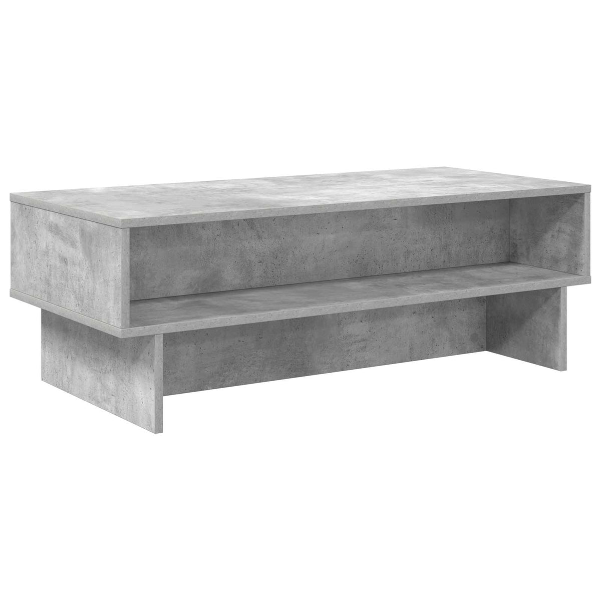 Couchtisch Betongrau 100 x 46 x 35 cm Holzwerkstoff