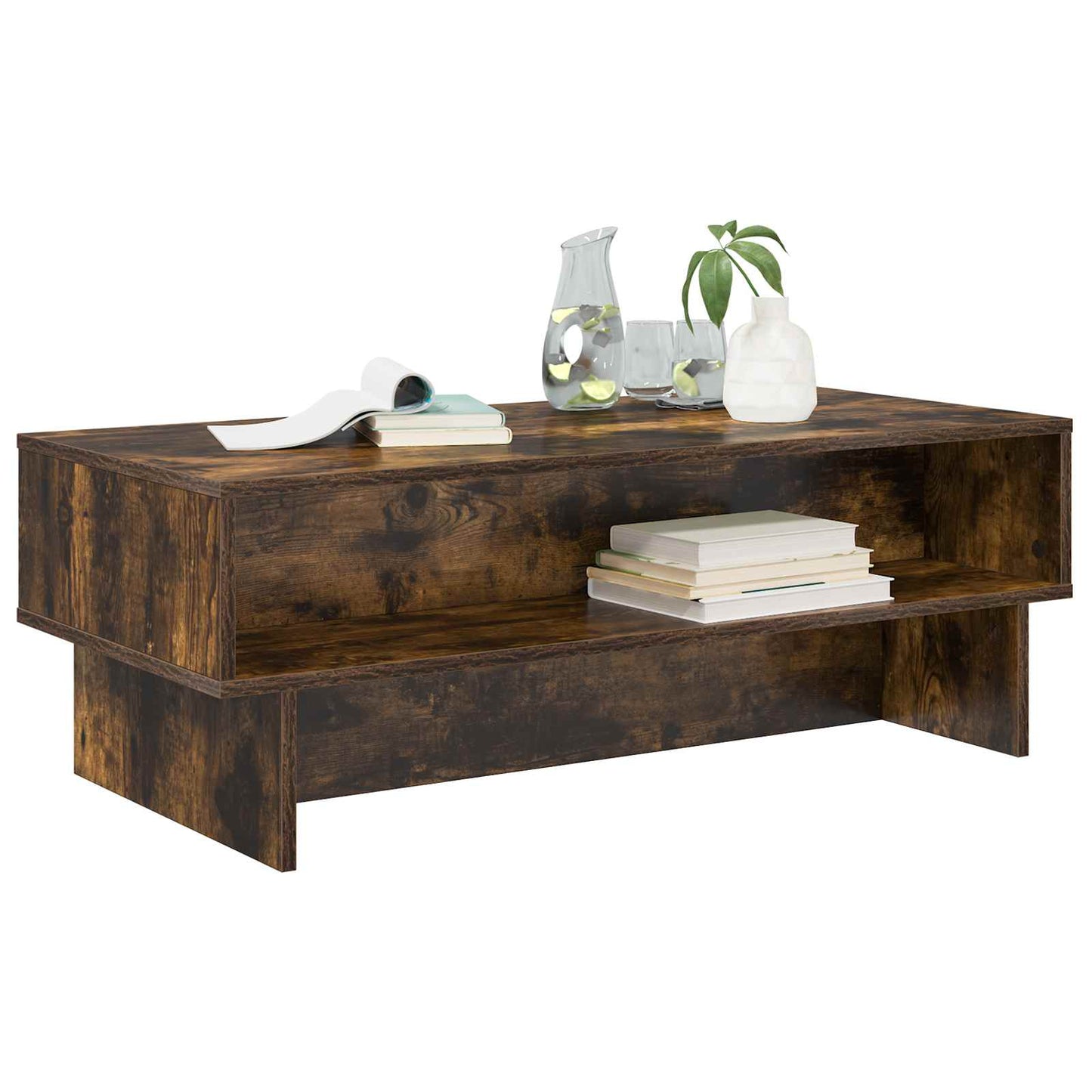 Couchtisch Räuchereiche 100 x 46 x 35 cm Holzwerkstoff