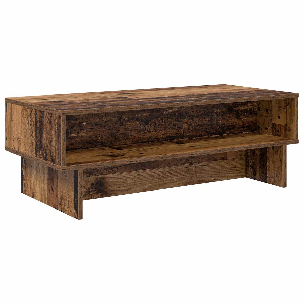 Couchtisch Altholz 100 x 46 x 35 cm Holzwerkstoff