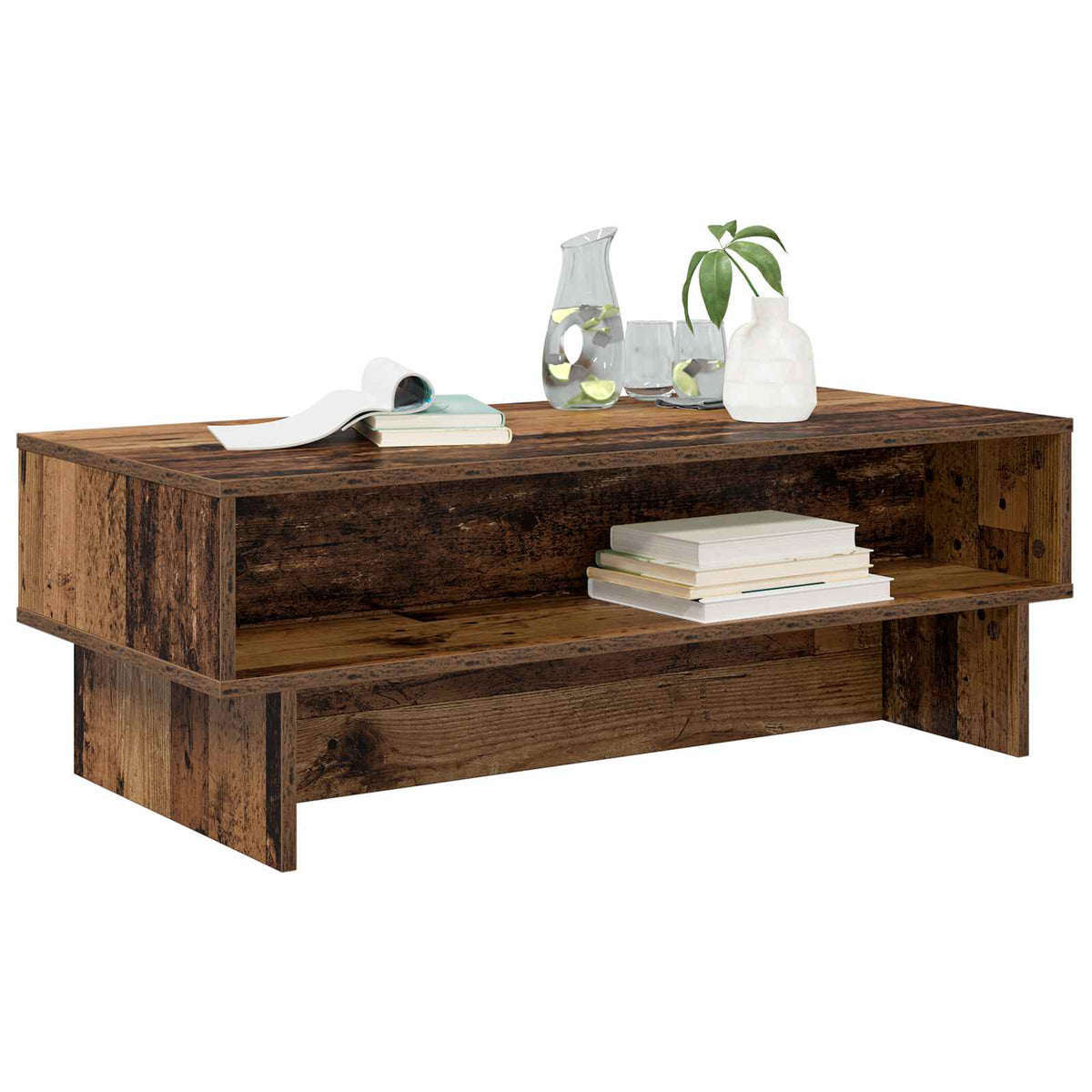 Couchtisch Altholz 100 x 46 x 35 cm Holzwerkstoff