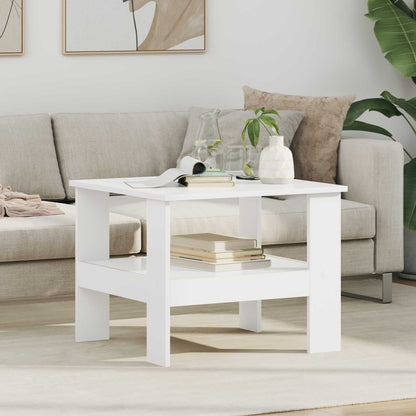 Couchtisch Weiß 57 x 55 x 45 cm Holzwerkstoff