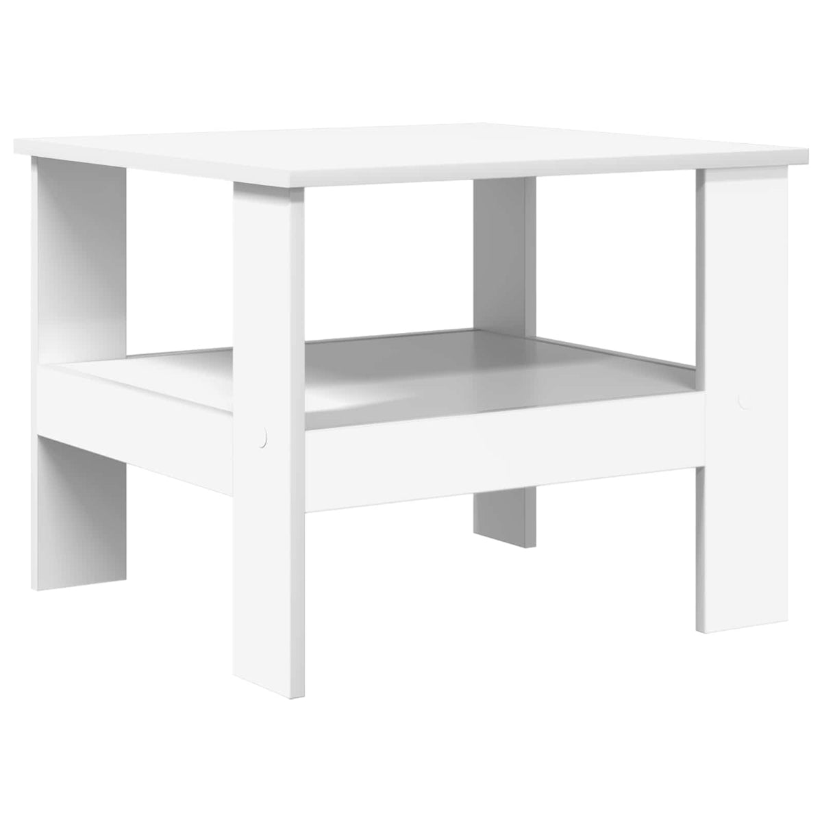 Couchtisch Weiß 57 x 55 x 45 cm Holzwerkstoff