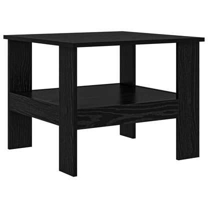 Couchtisch Schwarz Eichen-Optik 57 x 55 x 45 cm Holzwerkstoff