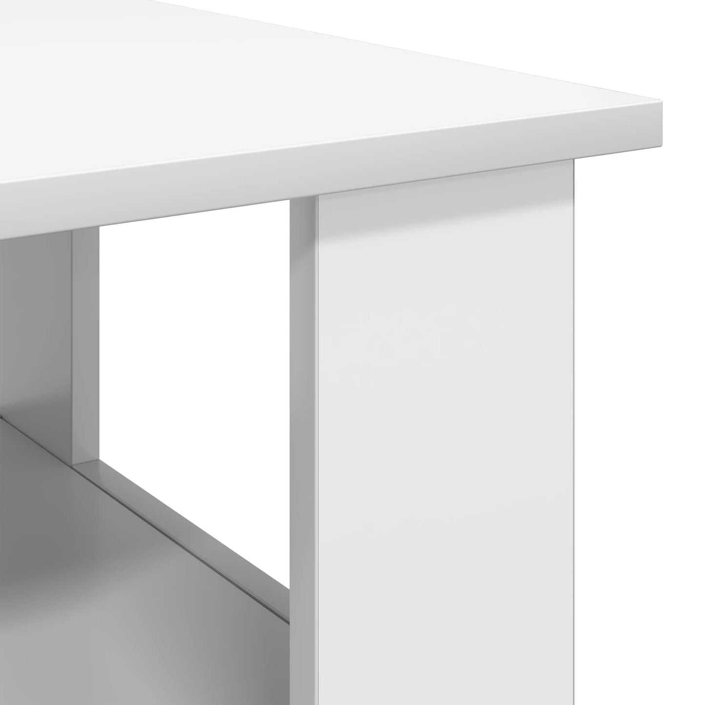 Couchtisch Weiß 90 x 50 x 45 cm Holzwerkstoff