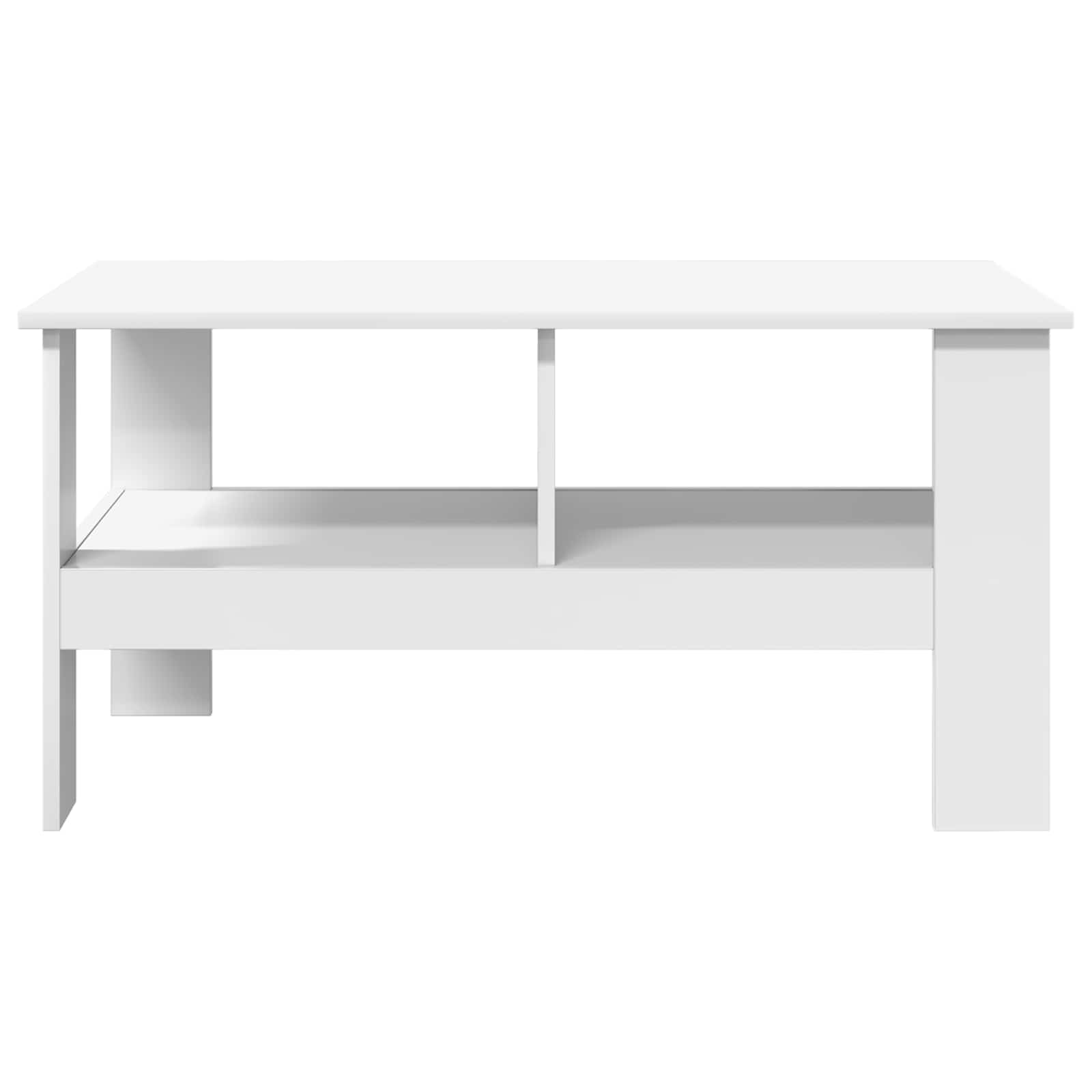 Couchtisch Weiß 90 x 50 x 45 cm Holzwerkstoff