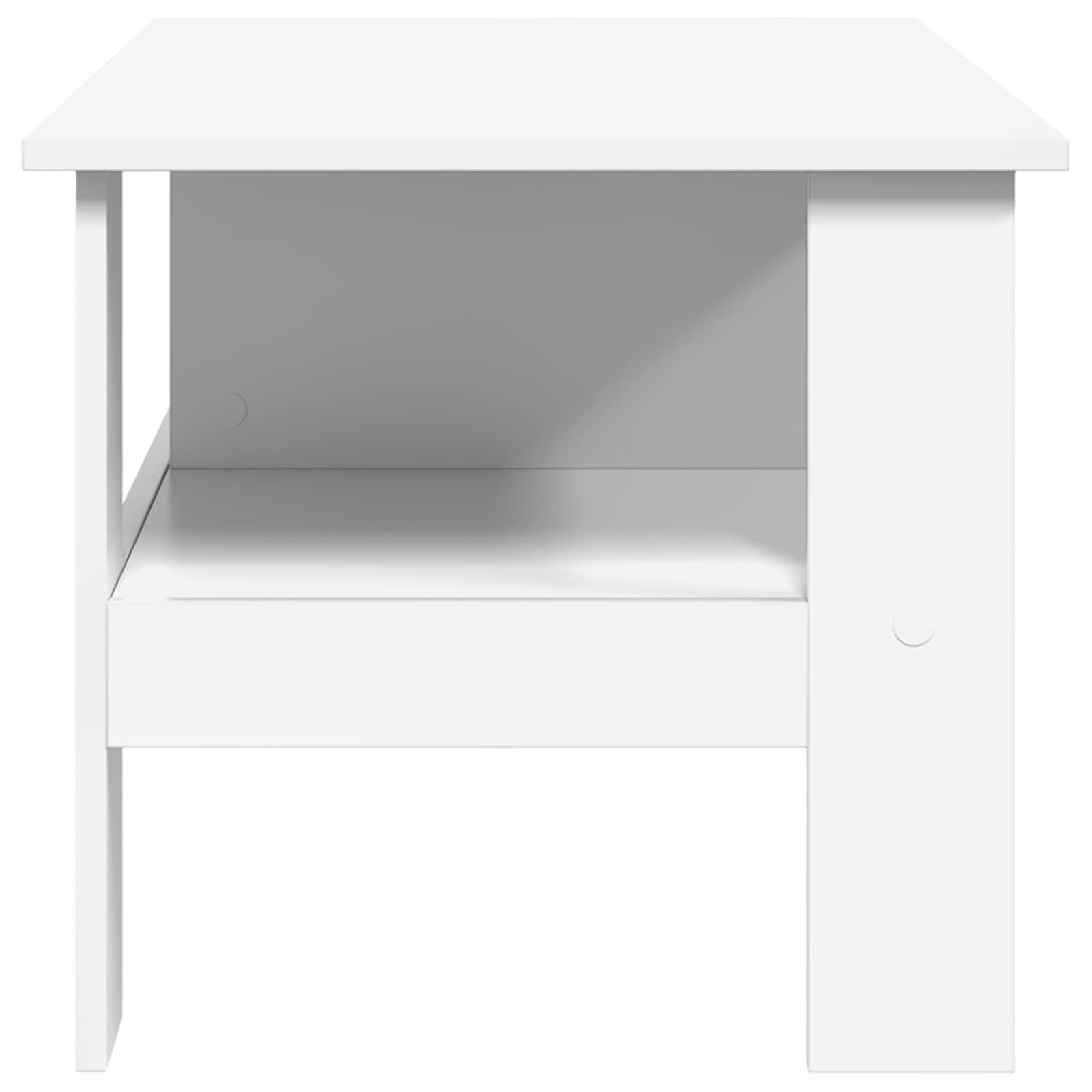 Couchtisch Weiß 90 x 50 x 45 cm Holzwerkstoff