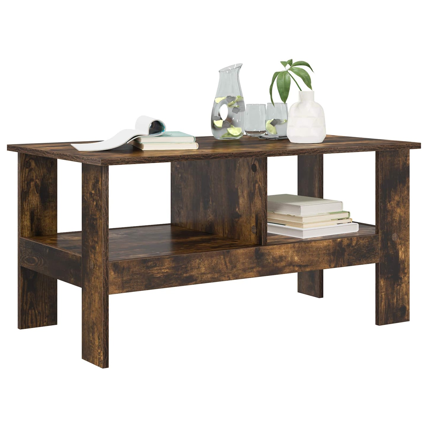 Couchtisch Geräucherte Eiche 90 x 50 x 45 cm Holzwerkstoff